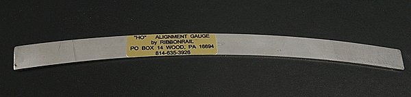 10` Track Alignment Gauges - Curved -- 26` Radius, HO, Ribbonrail 1026