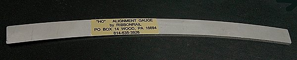 10` Track Alignment Gauges - Curved -- 32` Radius, HO, Ribbonrail 1032