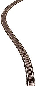 Code 55 Track w/Nickel-Silver Rail & Brown Ties -- Flex Track - Length: 30′ 76.2cm, N, Atlas Model Railroad Co. 2000