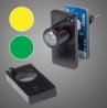 Walthers Layout Control System -- Two-Color LED Fascia Indicator (Yellow-Green), All Scales, Walthers Controls 151