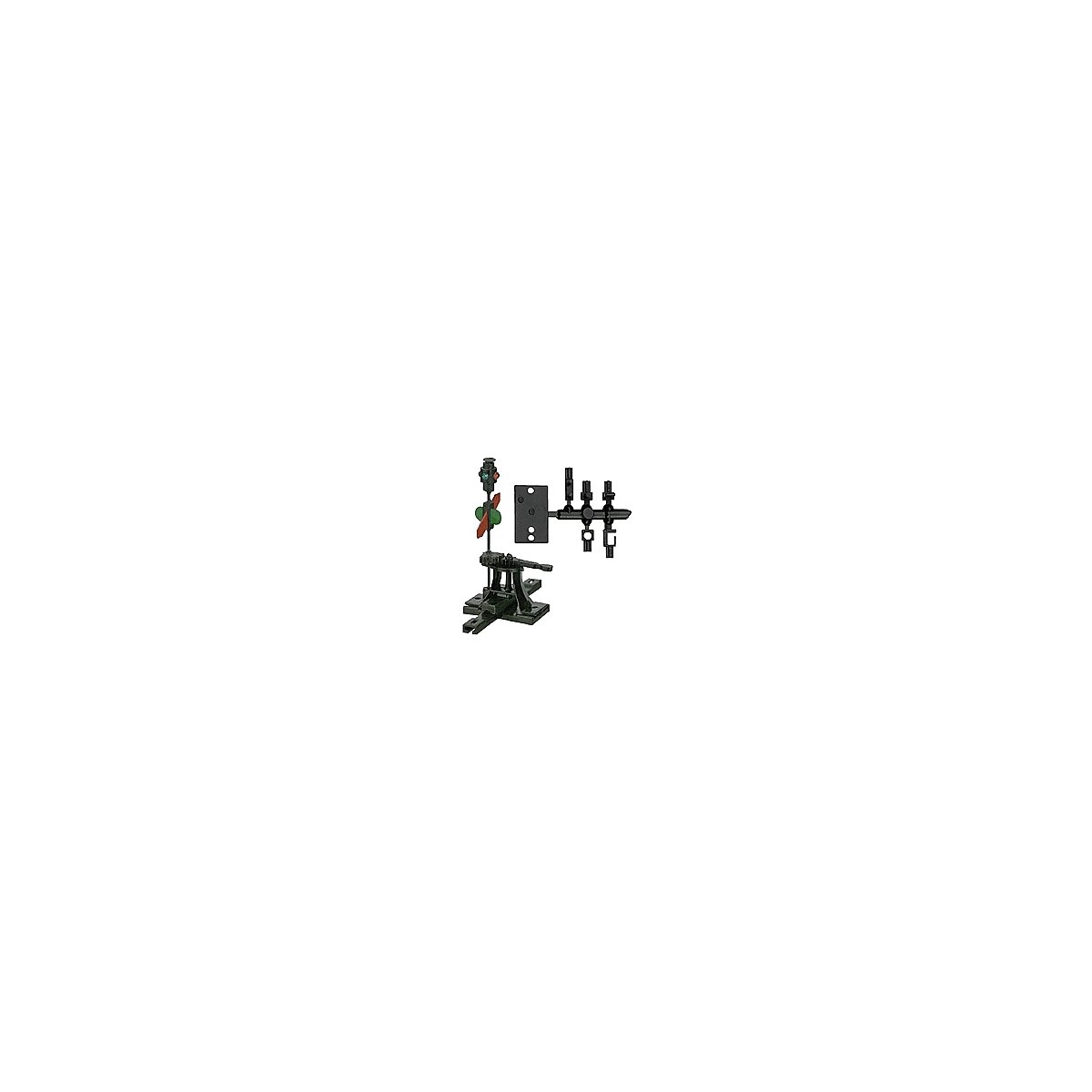 High-Level Switch Stand - Kit -- Rigid .190′ Travel w/Selectable End Fittings, HO, Caboose Industries 103