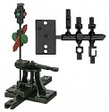 High-Level Switch Stand - Kit -- Rigid .190′ Travel w/Selectable End Fittings, HO, Caboose Industries 103