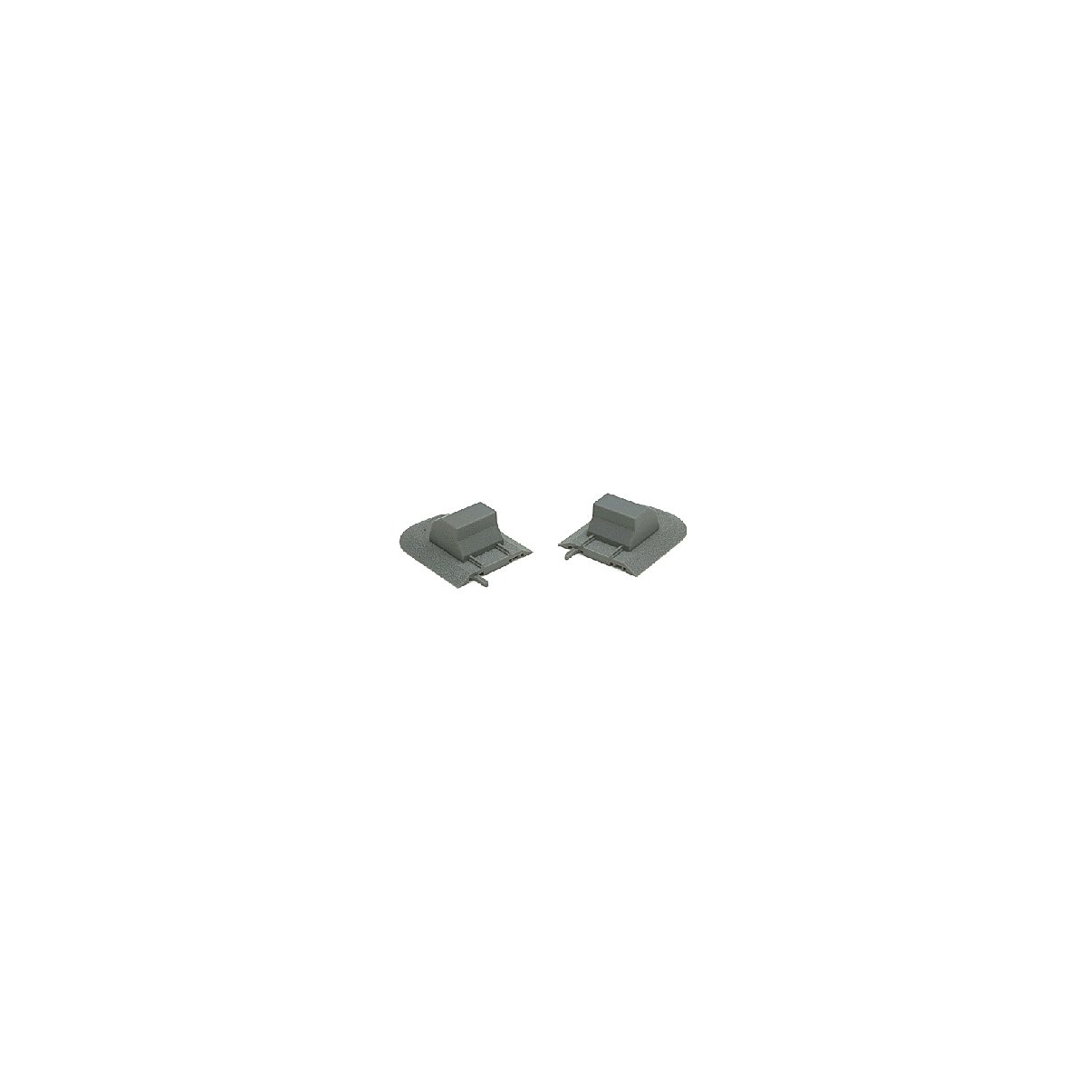 True-Track(R) Code 83 Track & Roadbed System -- Bumpers pkg(2), HO, Atlas Model Railroad Co. 470