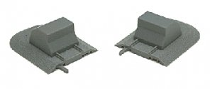 True-Track(R) Code 83 Track & Roadbed System -- Bumpers pkg(2), HO, Atlas Model Railroad Co. 470