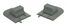 True-Track(R) Code 83 Track & Roadbed System -- Bumpers pkg(2), HO, Atlas Model Railroad Co. 470