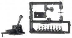 Operating Ground Throw -- Sprung .190′ Travel-Includes Targets, HO, Caboose Industries 210