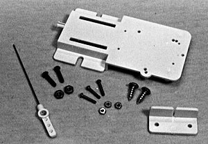 Switch Machine Mounting Bracket -- Rix-Rax Flat Mounting Bracket Kit, All Scales, Rix Products 5