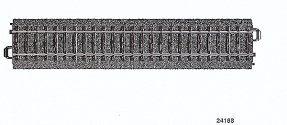 3-Rail Straight C-Track -- 7-13/32′ 18.8cm, HO, Marklin, Inc 24188