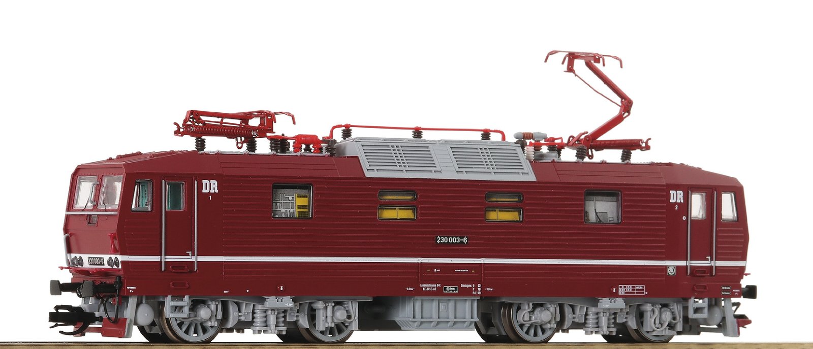 Electric locomotive 230 003-6, DR, TT, Roco 7590013