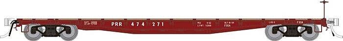 Class F30A 50′ Flatcar 6-Pack - Ready to Run -- Pennsylvania Railroad (1960s, Tuscan), HO, Rapido Trains Inc 138013