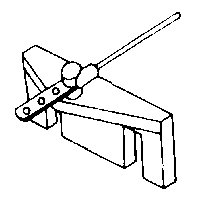 Pivoting Turnout Linkage -- For Underneath Layout Control, All Scales, Rix Products 6