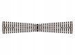 Code 124 `Bullhead` Nickel Silver Track -- Long Crossing (8 Degree Angle 23` 58.4cm Long), O, Peco SLE794BH
