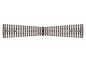 Code 124 `Bullhead` Nickel Silver Track -- Long Crossing (8 Degree Angle 23` 58.4cm Long), O, Peco SLE794BH