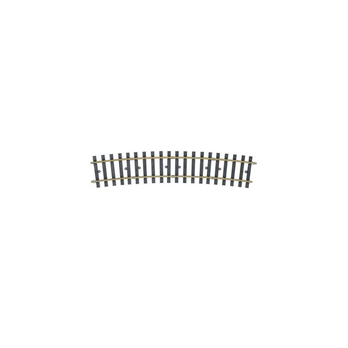 Curved Track -- 15 Degrees 1,550mm 61′ Radius, I, Marklin, Inc 59074