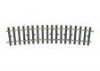 Curved Track -- 15 Degrees 1,394mm 54-7/8′ Radius, I, Marklin, Inc 59075
