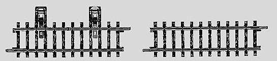 K-Track Contact Track Set, HO, Marklin, Inc 2295