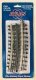 21st Century Track System(TM) Nickel Silver Rail w/Brown Ties - 3-Rail -- O-45 Quarter Curved Section, O, Atlas O 6046