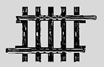 K-Track -- Straight - 1-3/8′ 3.5cm, HO, Marklin, Inc 2208