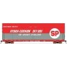 Sky Box Aerospace Flatcar with Cover - Ready to Run -- Southern Pacific (red, gray, white), HO, Intermountain Railway Company 47