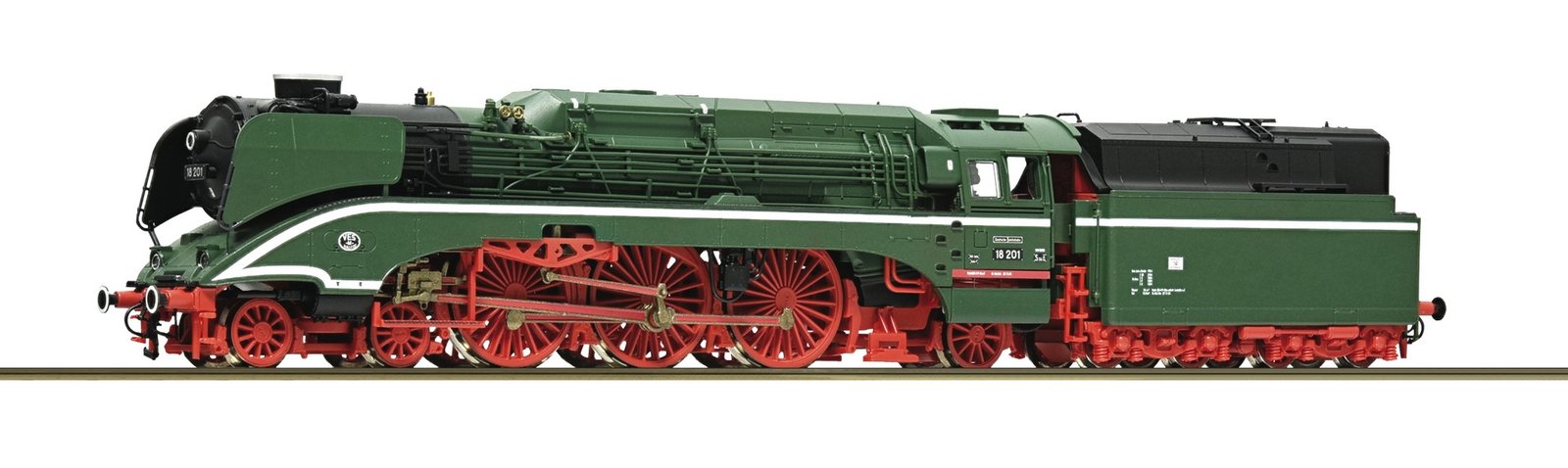 Dampflokomotive 18 201, DR, TT, Roco 7190017
