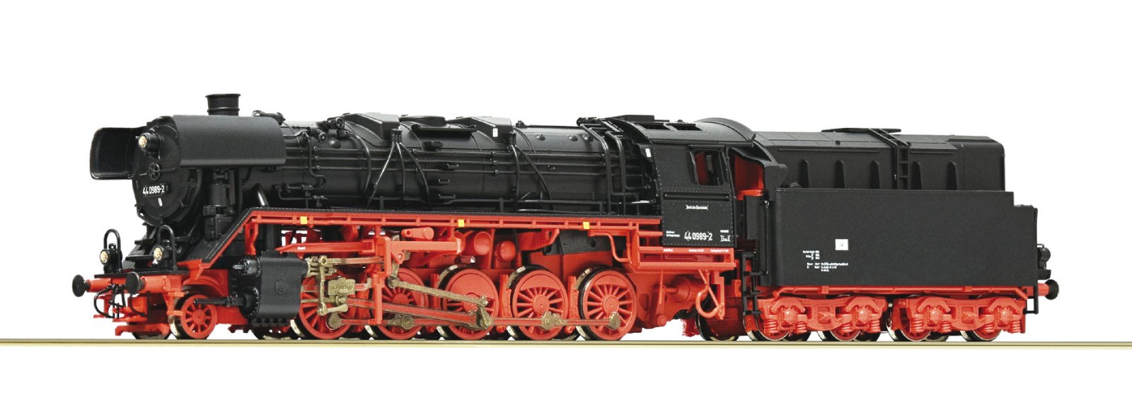 Steam locomotive 44 0989-2, DR, TT, Roco 7190015