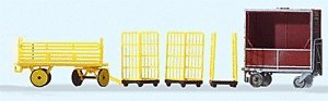 Transportation Carts -- German Post, HO, Preiser Kg 17702