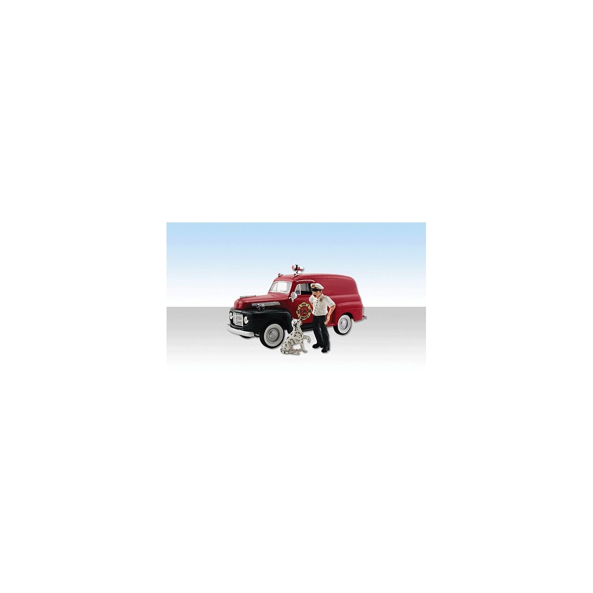 AutoScenes(R) - Assembled -- Sparky & the Chief, HO, Woodland Scenics 5559