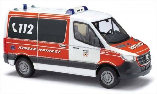 2018 Mercedes-Benz Sprinter SWB High-Roof Ambulance - Assembled -- Kinder NEF Rettungsdienst , HO, Busch Gmbh & Co Kg 53465