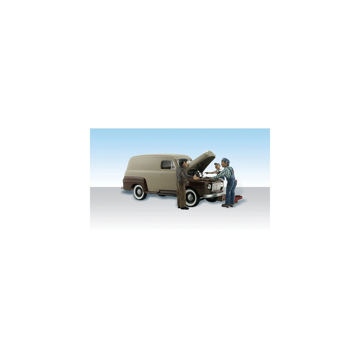 AutoScenes(R) - Assembled -- Carburetor Chaos, HO, Woodland Scenics 5548