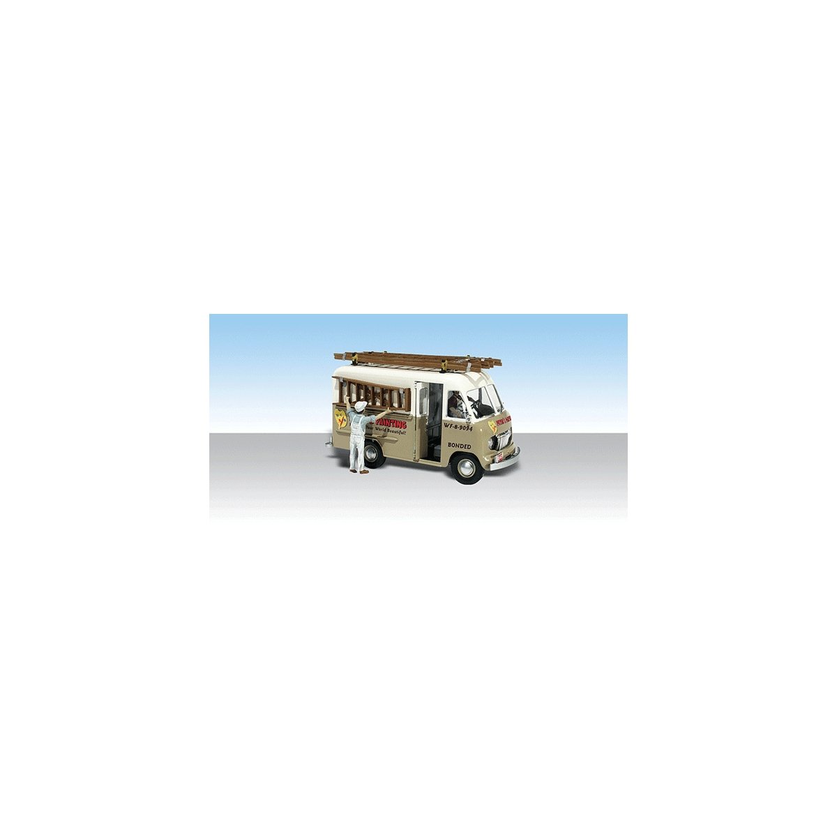 Peter′s Painting- AutoScenes(TM) - Assembled, HO, Woodland Scenics 5539