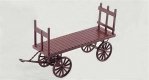 Wood Baggage Wagon - Kit -- pkg(10), HO, Tichy Train Group 8318