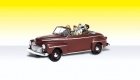 AutoScenes(R) -- Sunday Drive - Family in a Convertible, N, Woodland Scenics 5334