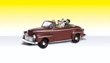 AutoScenes(R) -- Sunday Drive - Family in a Convertible, N, Woodland Scenics 5334