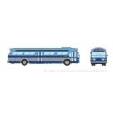 1959-1986 GM New Look/Fishbowl Bus - Deluxe Lighted - Assembled -- New York MTA 6428 (blue, s, HO, Rapido Trains Inc 753147