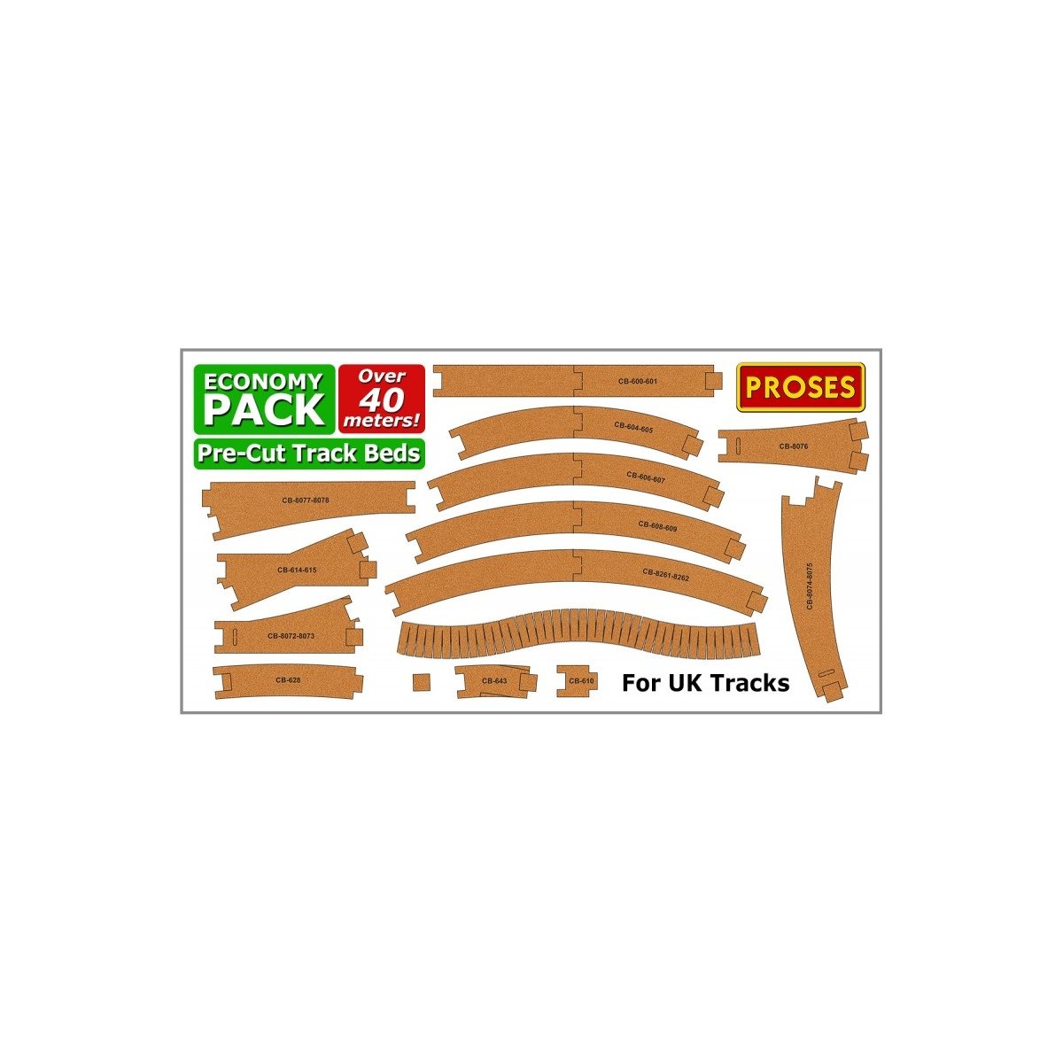 CB-START Pre-Cut Cork Beds 40+ meters - Proses CB-START