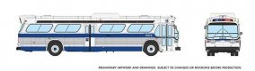 1959-1986 GM New Look/Fishbowl Bus - Deluxe Lighted - Assembled -- New York MTA 5375 (Blitz S, HO, Rapido Trains Inc 753152