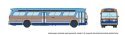 1959-1986 GM New Look/Fishbowl Bus - Deluxe Lighted - Assembled -- Long Island MSBA 659 (blue, HO, Rapido Trains Inc 753153