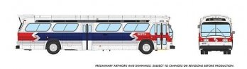 1959-1986 GM New Look/Fishbowl Bus - Deluxe Lighted - Assembled -- Philadelphia SEPTA 4278 (L, HO, Rapido Trains Inc 753162