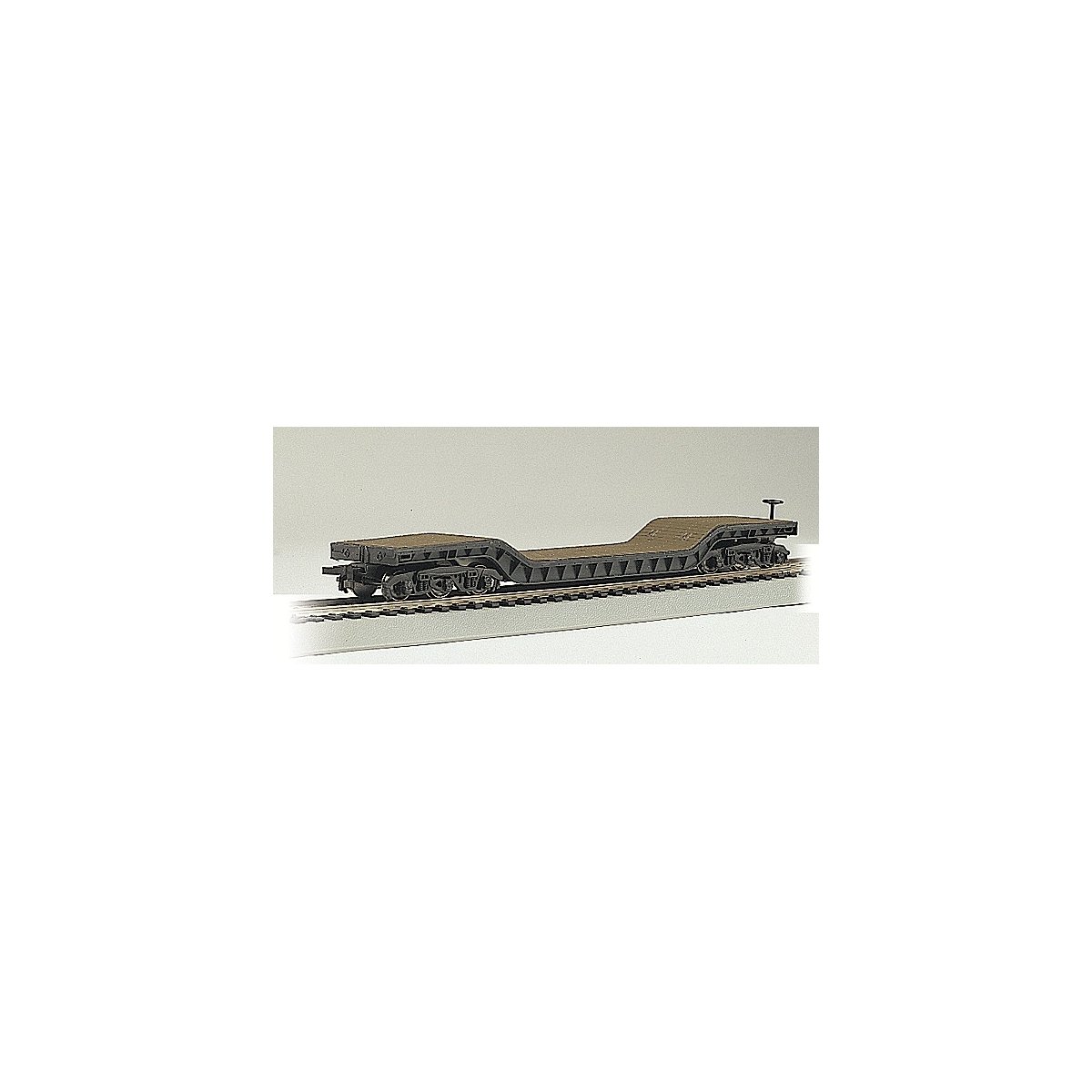 Silver Series(R) Depressed-Center Flatcar - Ready to Run -- Empty - No Load, N, Bachmann Industries 71399
