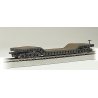 Silver Series(R) Depressed-Center Flatcar - Ready to Run -- Empty - No Load, N, Bachmann Industries 71399
