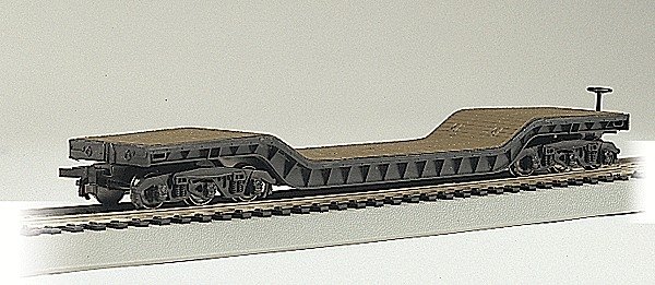 Silver Series(R) Depressed-Center Flatcar - Ready to Run -- Empty - No Load, N, Bachmann Industries 71399