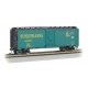 Pullman-Standard 40′ Steel Boxcar - Ready to Run - Silver Series(R) -- New York, Susquehanna & Western 503 (green, black Susie