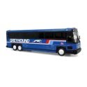 MCI D4000 Coach - Assembled -- Greyhound (blue, white, red, black), HO, Iconic Replicas 870620