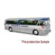 1964 MCI MC-5A Coach Bus - Assembled -- Continental Air Transport O′Hare Airport (silver, white, HO, Iconic Replicas 870627