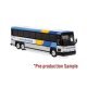 MCI D4000 Coach - Assembled -- Ontario Northland (silver, blue, yellow, white), HO, Iconic Replicas 870563