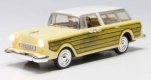 Station Wagon - Just Plug(R) Lighted Vehicle -- Yellow with Wood Sides, O, Woodland Scenics 5979