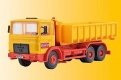 Bolling Skip Loader Truck - Kit -- Yellow, Red, HO, Kibri 14121