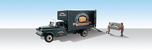 AutoScenes(R) - Assembled -- Rusty Springs Furniture, HO, Woodland Scenics 5545
