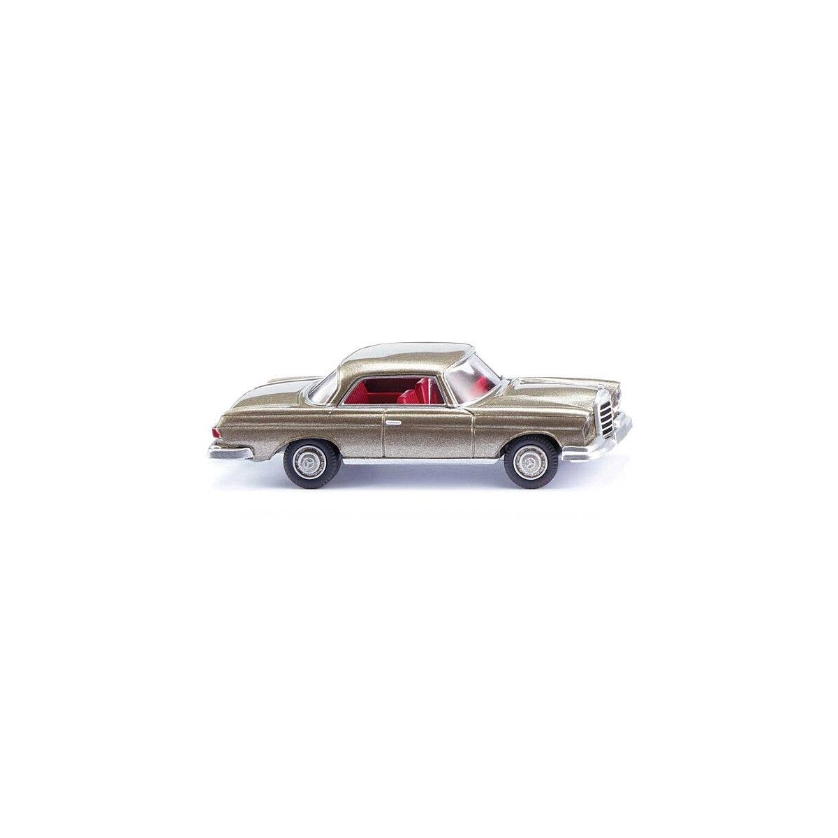 1965-1967 Mercedes-Benz 250 SE Coupe - Assembled -- Metallic Mink Gray, HO, Wiking 14604