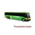MCI D4505 Coach - Assembled -- Flixbus (green, yellow, white), N, Iconic Replicas 1600571